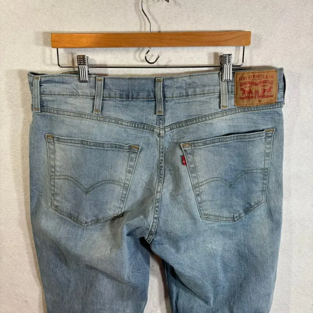 Levi's Levis Waterless Light Wash Jeans Men's Size 38 x 32 Straight